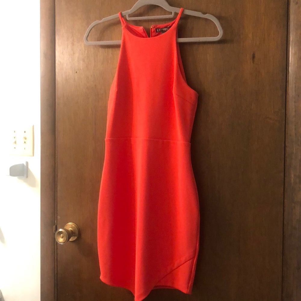 Orange dress from express